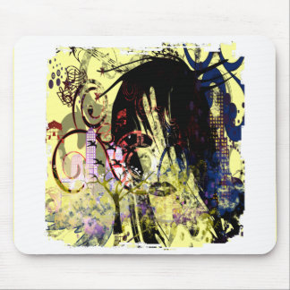 Fashion Diva Swirled Mouse Pad