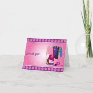 Fashion Diva Thank You Card