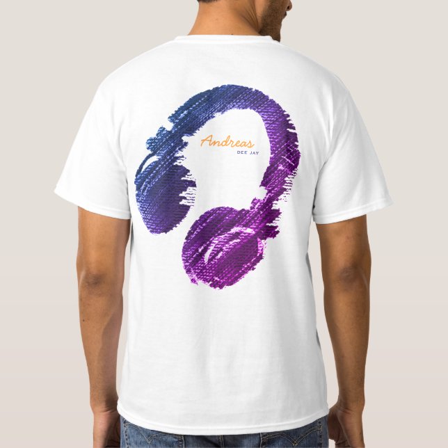fashion dj cool & stylish T-Shirt (Back)