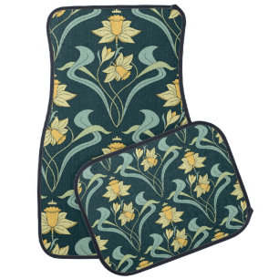 Fashion Dogs: Cute Outfits Pattern Car Floor Mat
