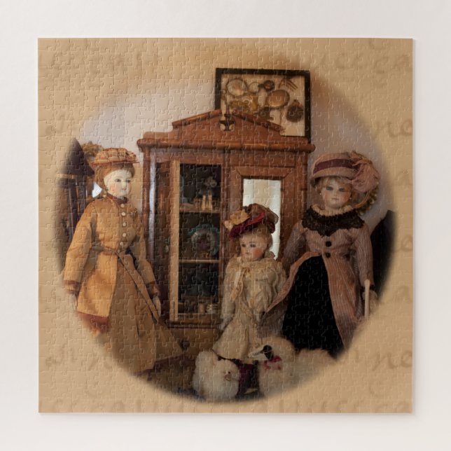 Fashion Dolls Shopping Jigsaw Puzzle (Vertical)
