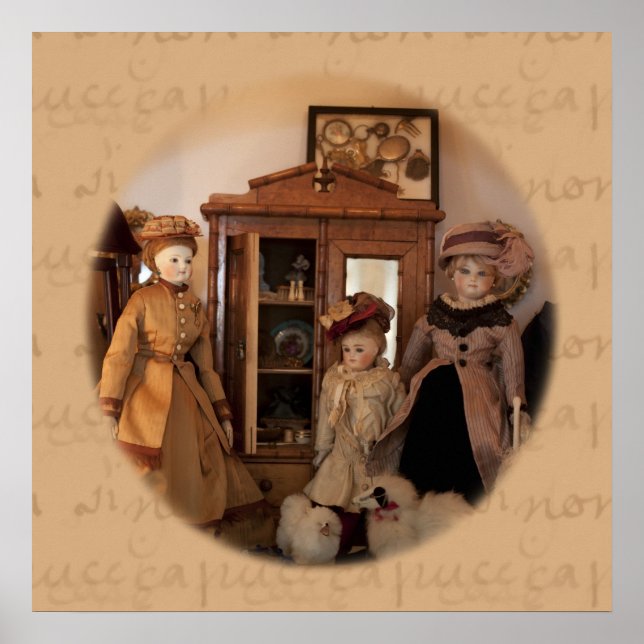 Fashion Dolls Shopping Poster (Front)