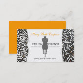 Fashion Dummy Tailoring Sewing Profile Business Card (Front/Back)