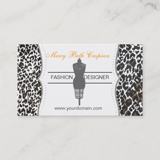 Customizable Fashion Tailoring Sewing Profile Business Card Templates