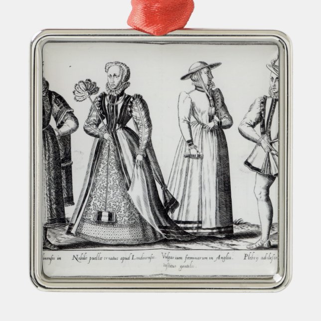 Fashion during the Tudor Period Metal Ornament (Front)