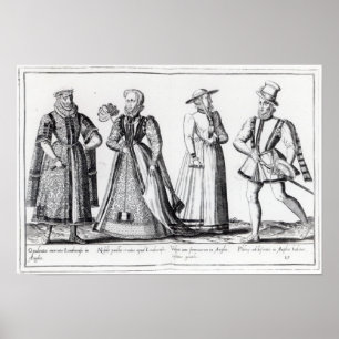Fashion during the Tudor Period Poster