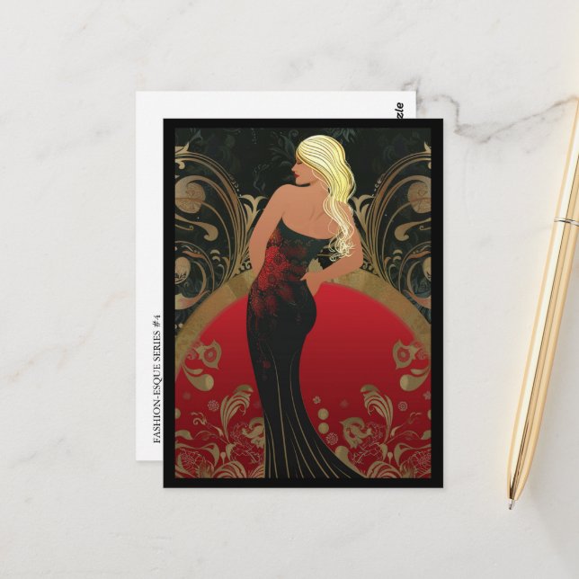 FASHION-ESQUE #4 POSTCARD (Front/Back In Situ)