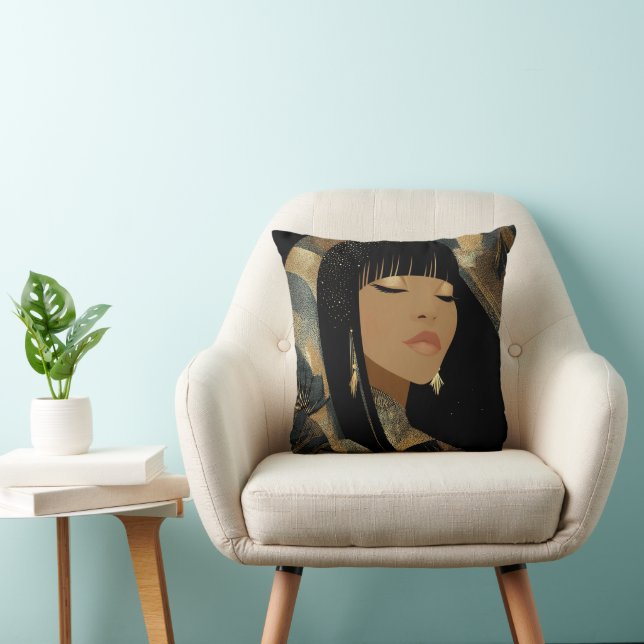FASHION- ESQUE #5 Planner Throw Pillow (Chair)