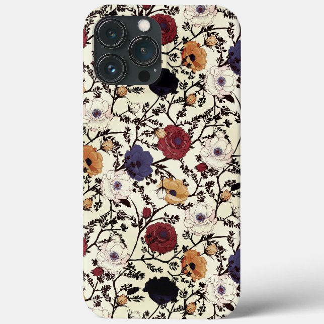 Fashion Floral Case-Mate iPhone Case (Back)