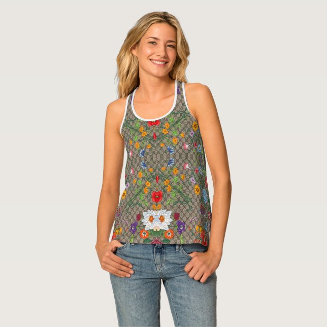 Fashion Florals Tank Top (Front Full)