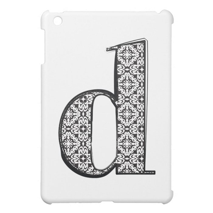 Fashion font, Letter d Case For The iPad Mini