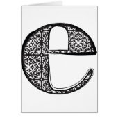Fashion font, Letter e (Front)