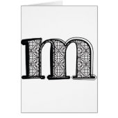 Fashion font, Letter m (Front)