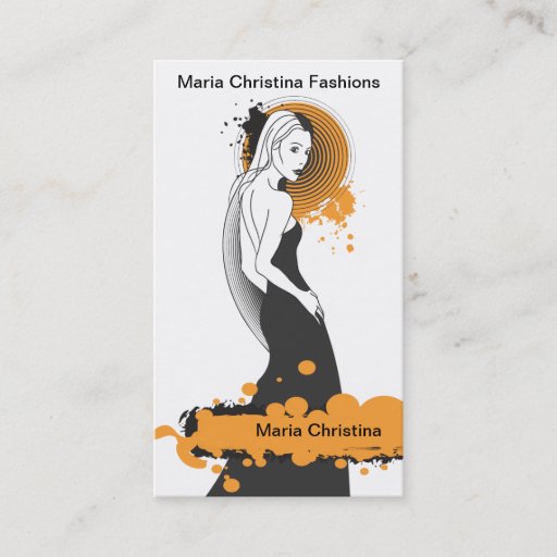 Customizable Fashion Forward Business Card (2)
