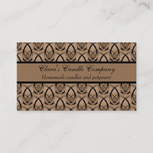 Fashion Forward Business Card, Chocolate Brown