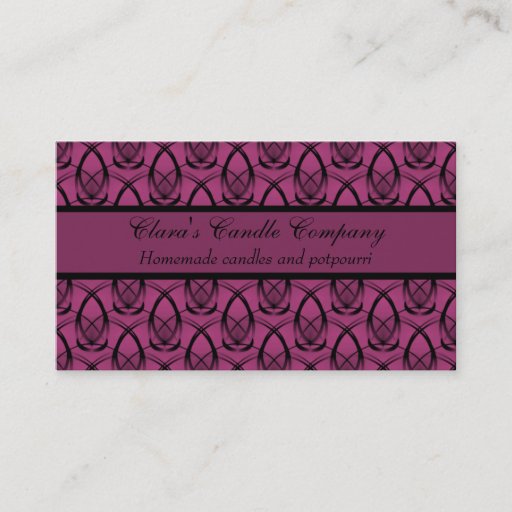 Customizable Fashion Forward Business Card, Radiant Fuchsia