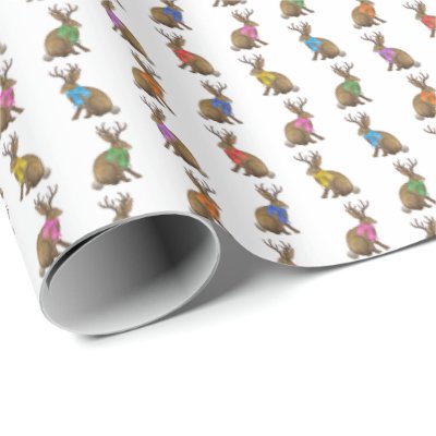 Fashion Forward Jackalopes Wrapping Paper