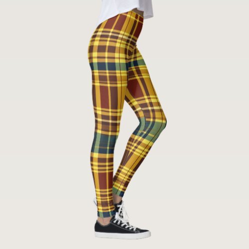 Fashion Fusion Bold and Artsy Plaid Leggings