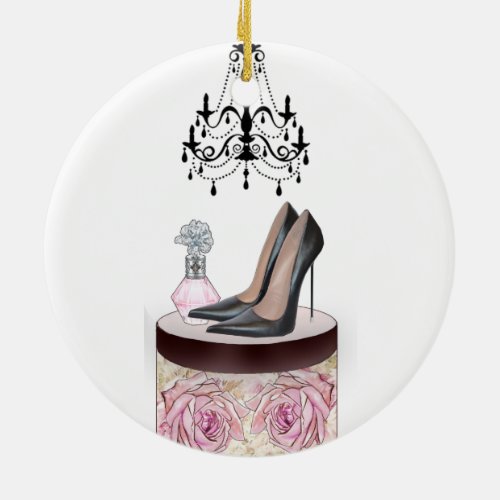 Fashion Girl High Heel Ornament