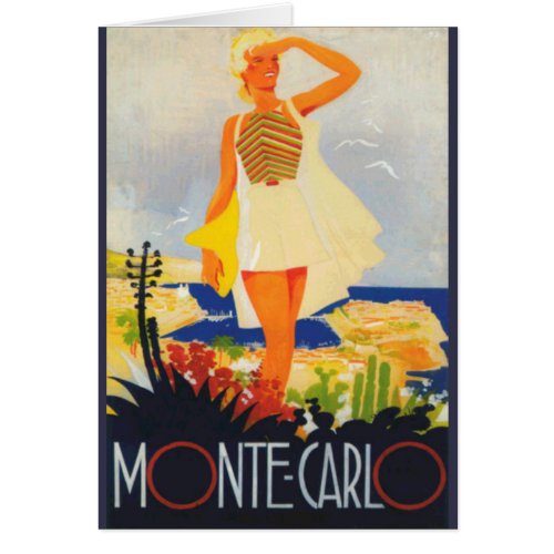 Fashion Girl Monte Carlo Beach Travel
