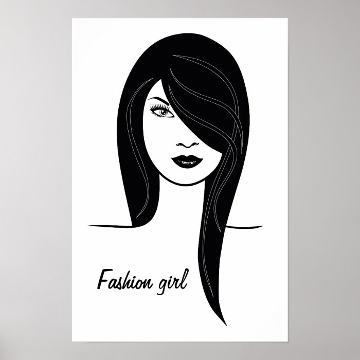 'Fashion girl' poster