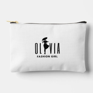 fashion girl shadow olivia black cute gift luxury accessory pouch