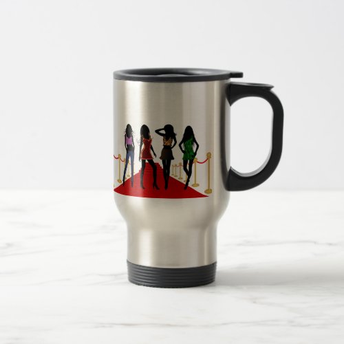 Fashion Girls on the Red Carpet Travel Mug