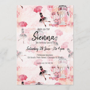 Fashion girly invitation