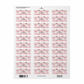 Fashion girly label | Zazzle