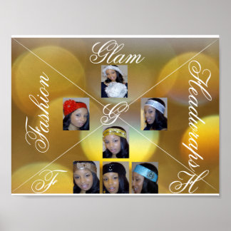 Fashion Glam Headwraps Poster