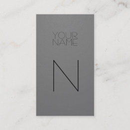 Fashion  Gray Black Business Card