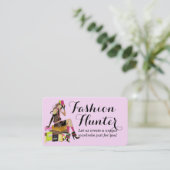 Fashion Hunter Business Card (Standing Front)