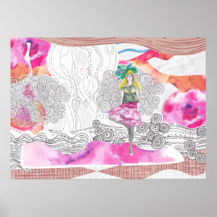 Fashion illustration Art Poster
