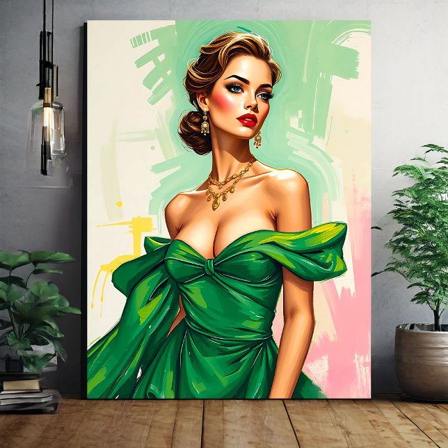 Fashion Illustration  Canvas Print (Creator Uploaded)