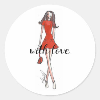 fashion illustration stickers