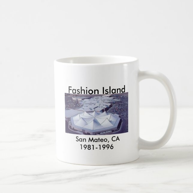 Fashion Island , San Mateo, CA. 1981-1996 Coffee Mug (Right)