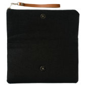 Fashion Jaguar Print Stilettos Fold Over Clutch (Inside Open)