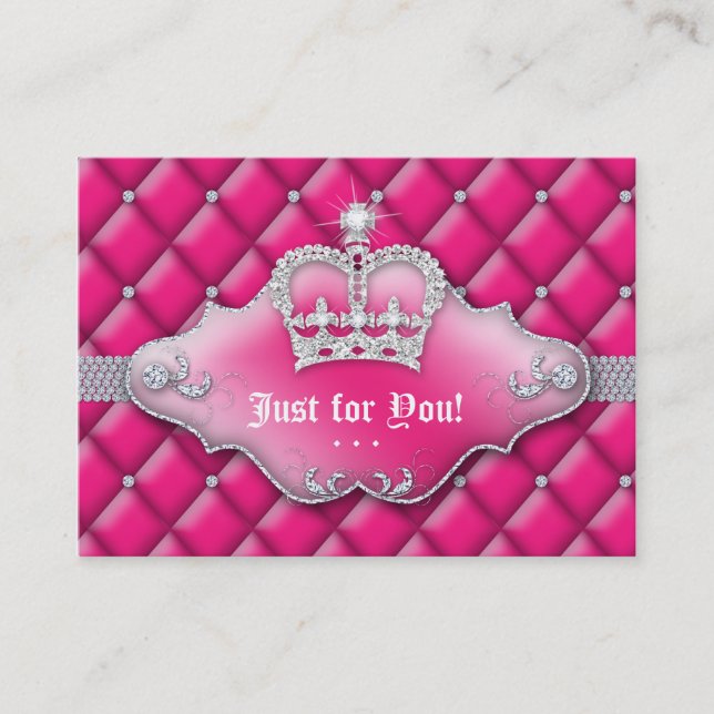 Fashion Jewelry Gift Certificate Tufted Satin Pink (Front)
