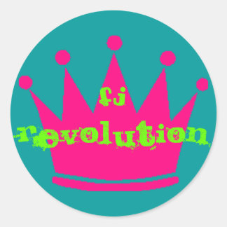 Fashion Junky Classic Round Sticker