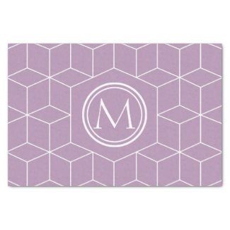 Fashion Lavender Herb Cubes and Monogram