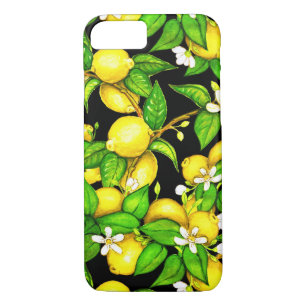 Fashion Lemon Print iPhone Case