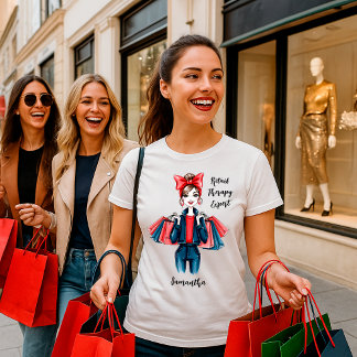 Fashion Lovers Retail Therapy Expert – Custom Name T-Shirt