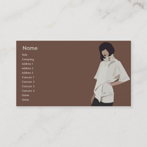 Customizable Fashion Merchandiser - Business Business Card Templates