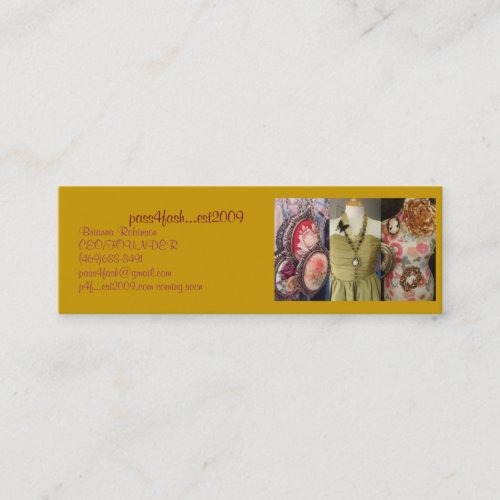Fashion Business Card