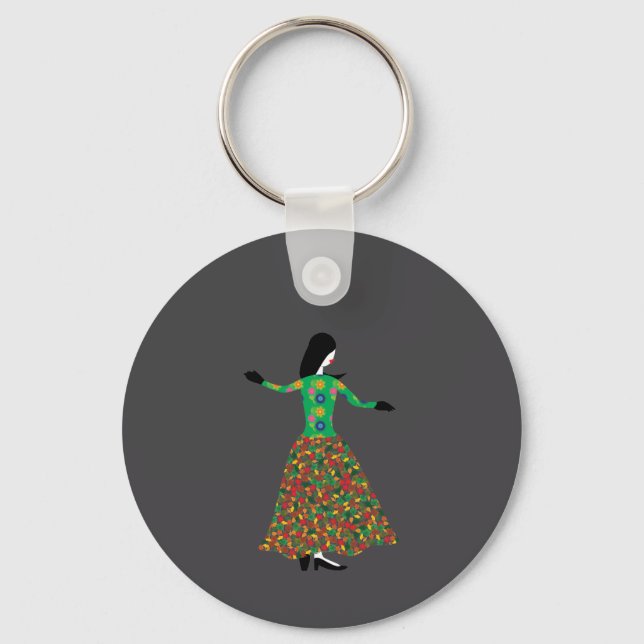 Fashion Model 01 Keychain (Front)