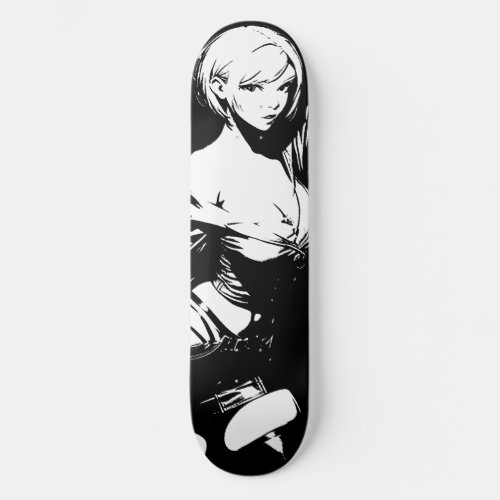 Fashion Model Girl Skateboard Deck