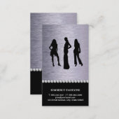 Fashion Models | Steel Business Card (Front/Back)
