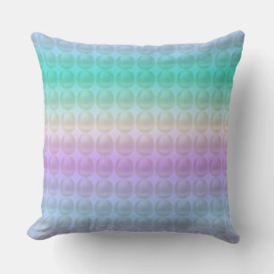 Fashion Multicolor Dotted Stripes Throw Pillow