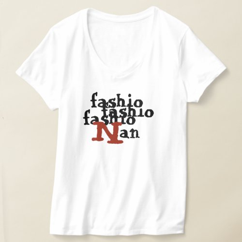 fashion Nan tee by dalDesignNZ