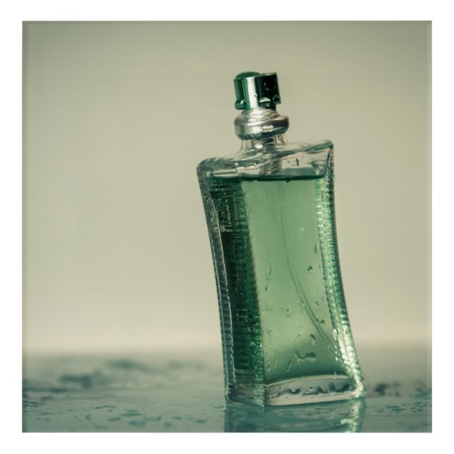 Fashion perfume bottle acrylic print (Front)
